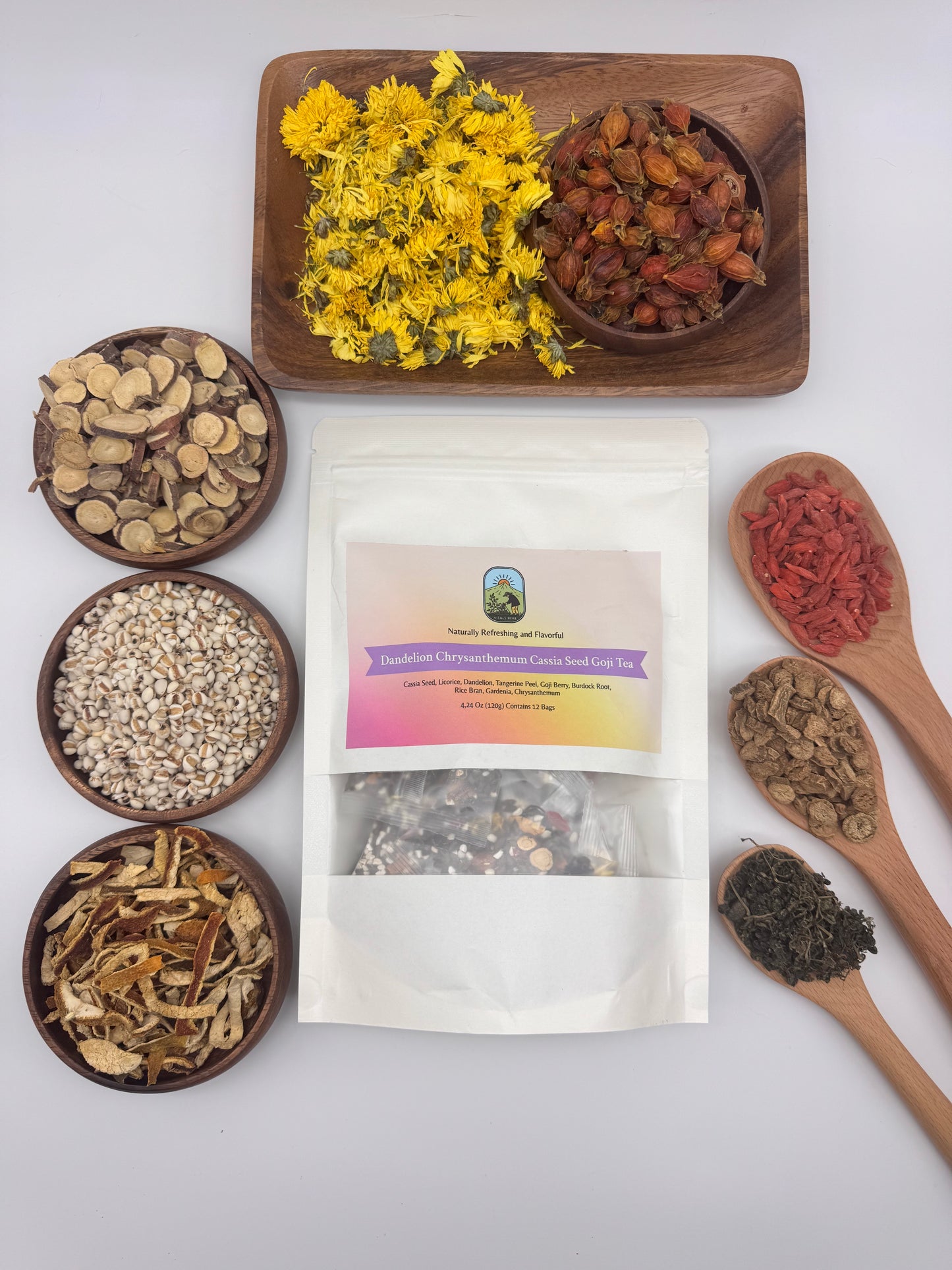 Dandelion Wolfberry Chrysanthemum Cassia seed herbal Tea Blend