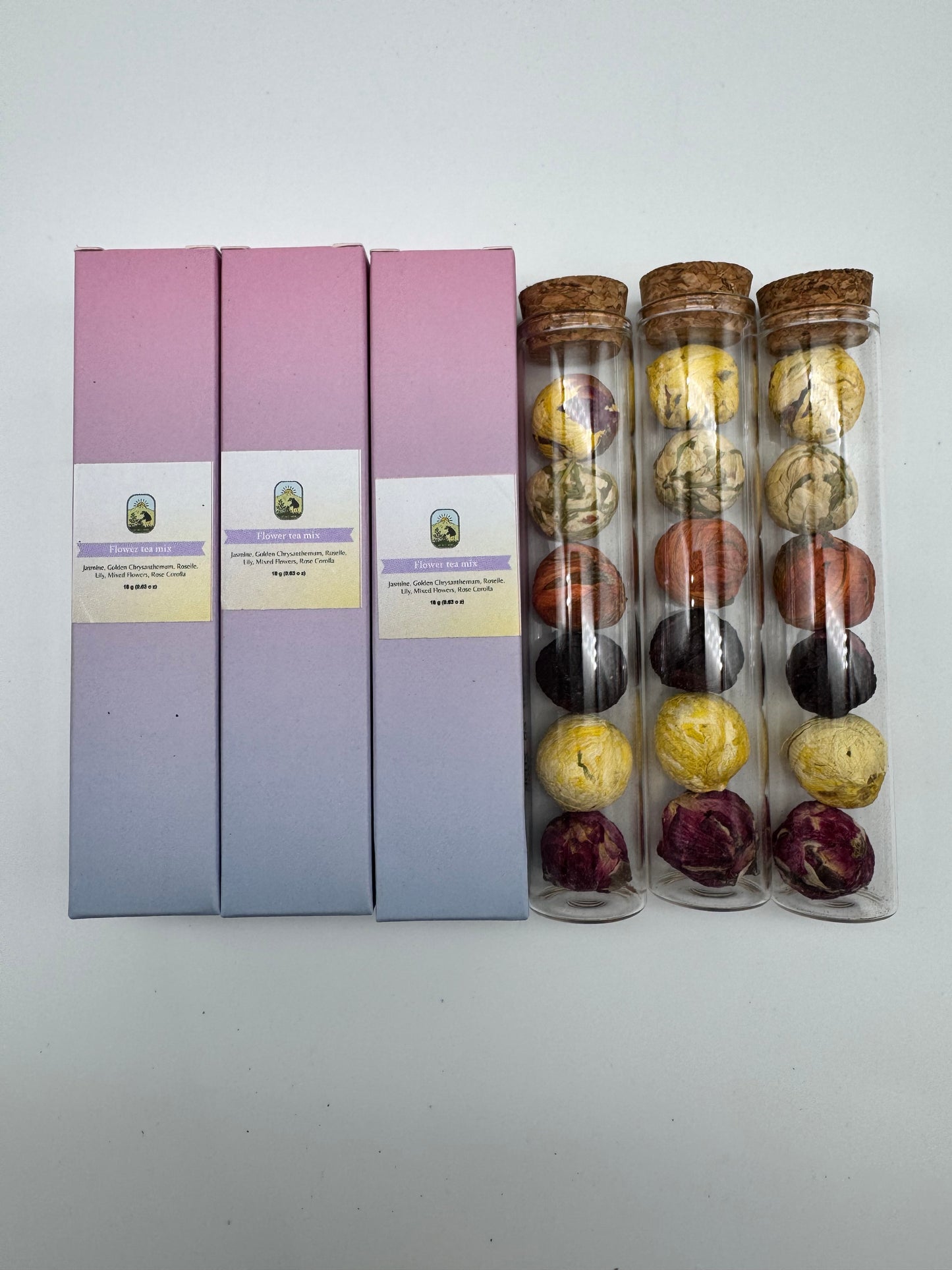 Blooming Tea Mix – Jasmine, Chrysanthemum and Rose Herbal Tea by Vitals Herb