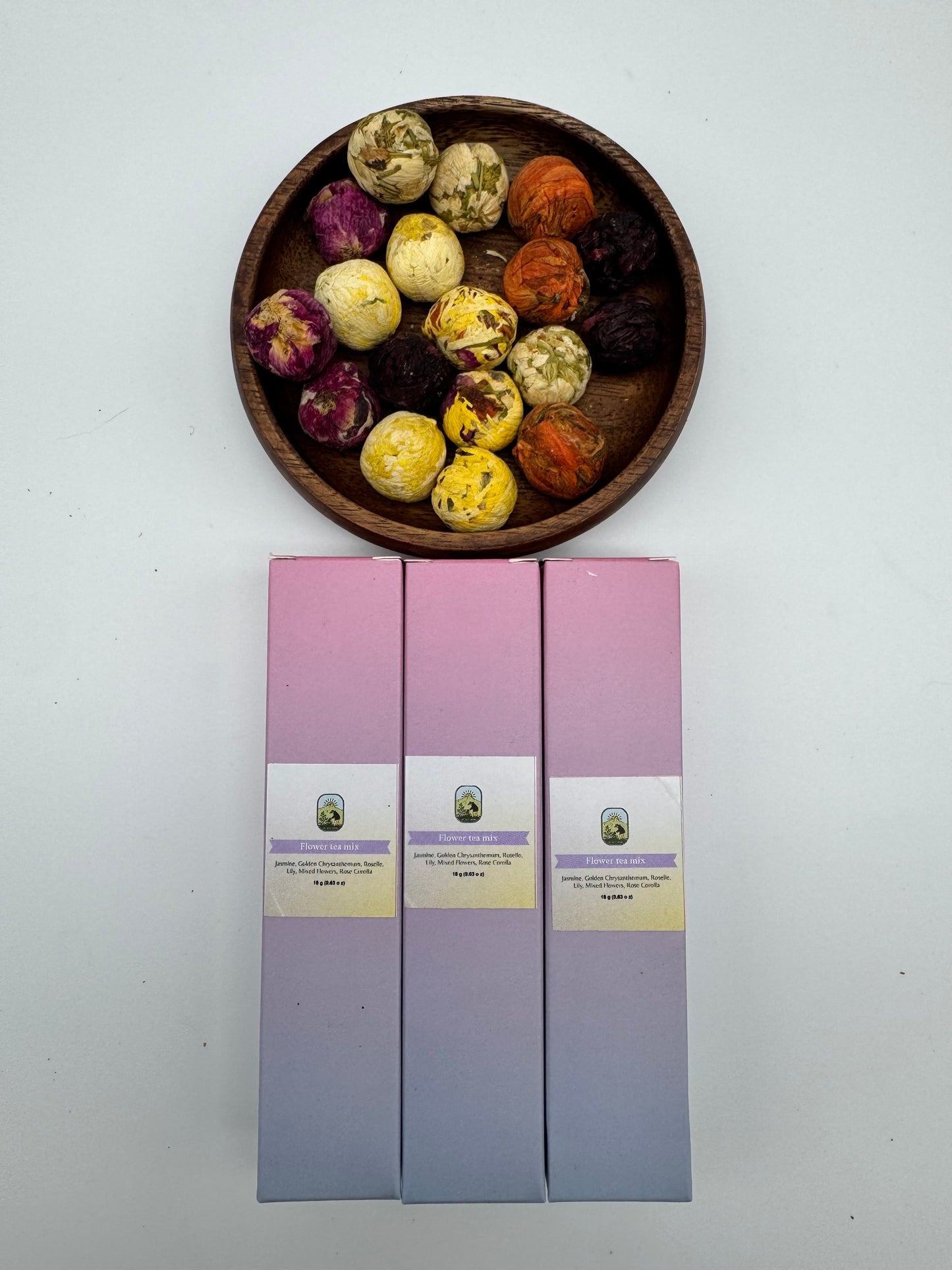 Blooming Tea Mix – Jasmine, Chrysanthemum and Rose Herbal Tea by Vitals Herb