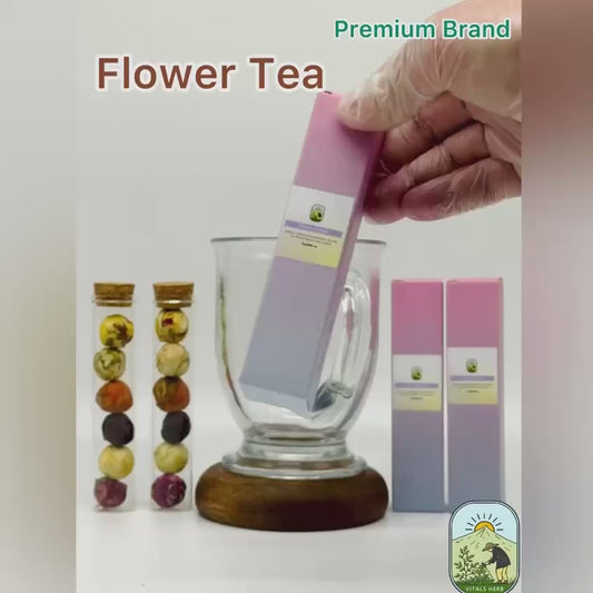 Blooming Tea Mix – Jasmine, Chrysanthemum and Rose Herbal Tea by Vitals Herb